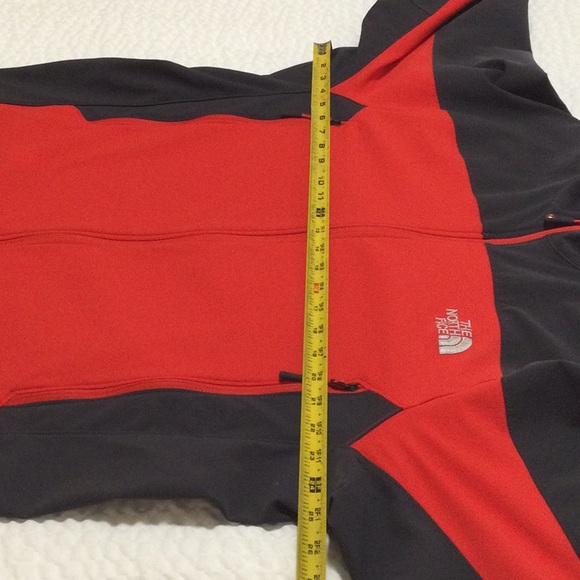 EUC Mens The North Face TNF Apex Summit Series XL Red/ Dark Gray Jacket - Picture 5 of 16